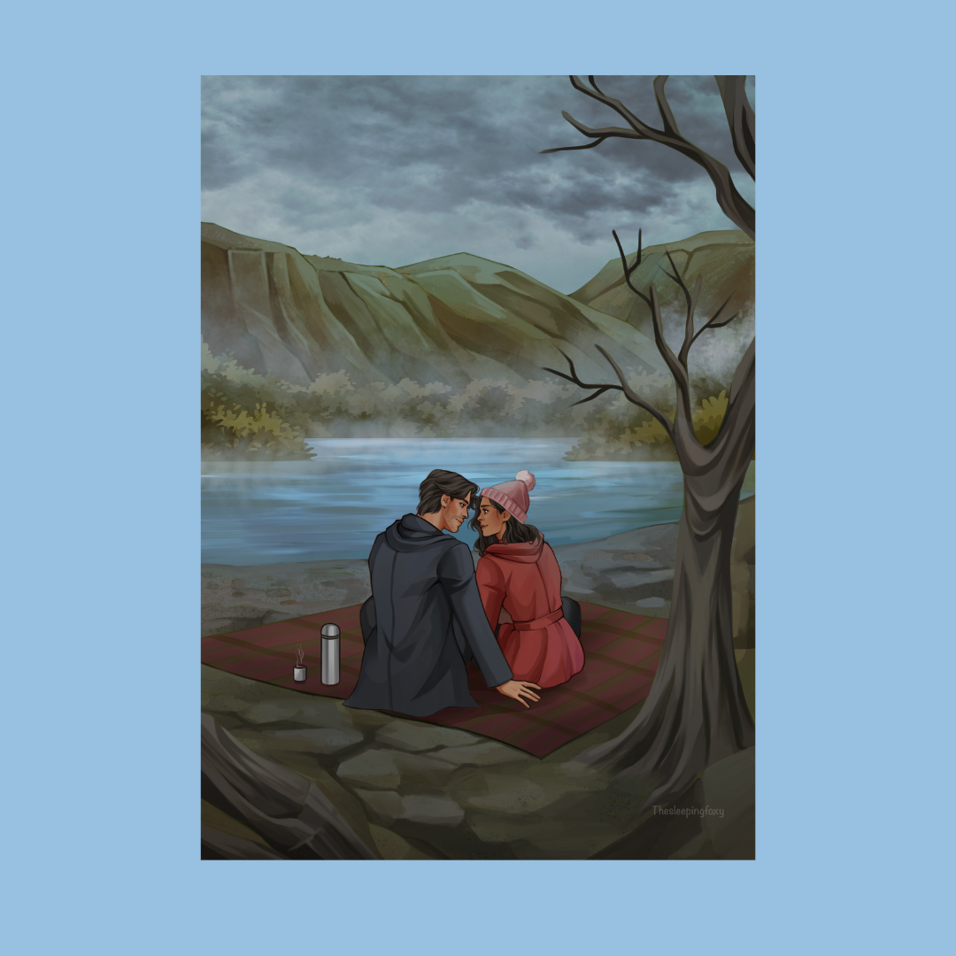 SIGNED copy of The Christmas Competition by Zoe Allison + Exclusive Art Post Card