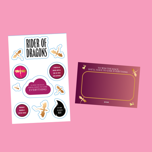 Rider of Dragons by A.T. Qureshi + Signed Book Plate & Sticker Sheet