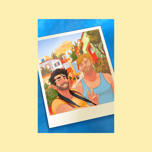 25 Days in Athens by Jack Strange + Signed Book Plate & Art Print