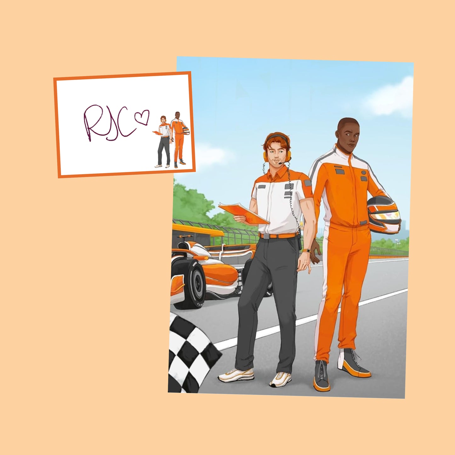 First to Finish by Rebecca J. Caffery + Signed Book Plate & Art Print