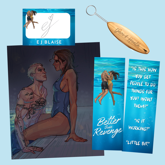 Better Than Revenge by E.J. Blaise + Signed Book Plate, Bookmark & Art Print