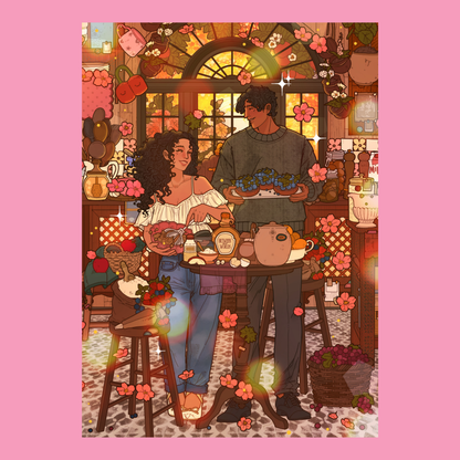 The Between Worlds B&B by Amy Mae Baxter + Signed Book Plate & Art Print