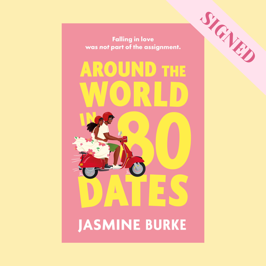 Around the World in 80 Dates by Jasmine Burke + Signed Art Print