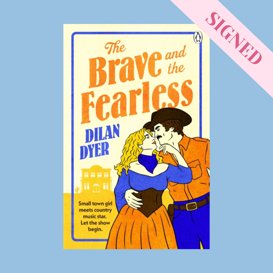 The Brave and the Fearless by Dilan Dyer SIGNED & Dedicated + Two Stickers & Guitar Pick Keychain!