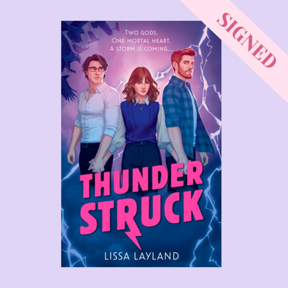 Thunderstruck by Lissa Layland + Signed Book Plate, Bookmark & Sticker