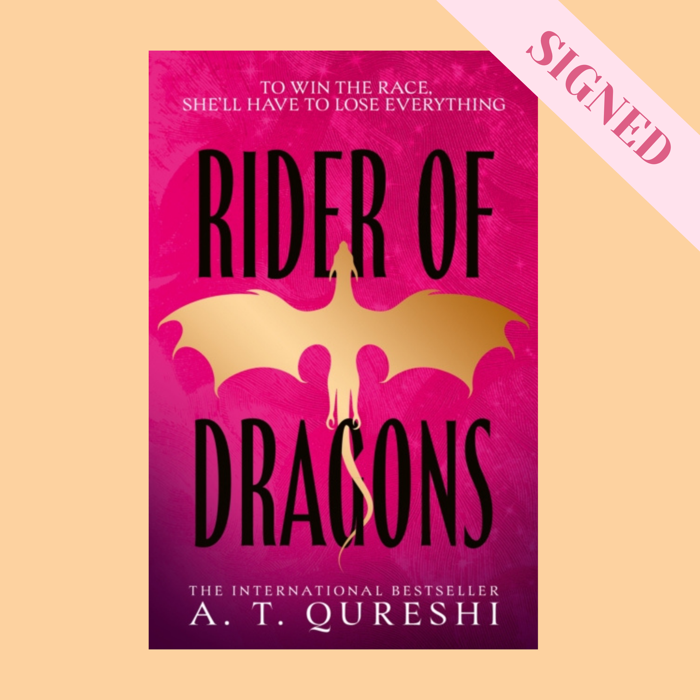 Rider of Dragons by A.T. Qureshi + Signed Book Plate