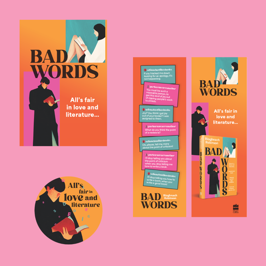 Bad Words by Rioghnach Robinson + Signed Book Plate, Bookmark, Art Print & Pin-Badge