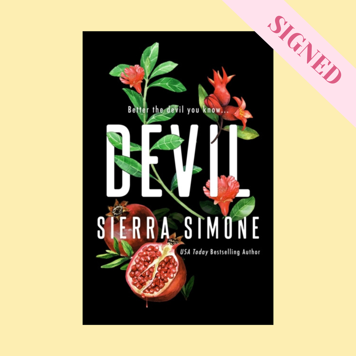 Devil by Sierra Simone SIGNED