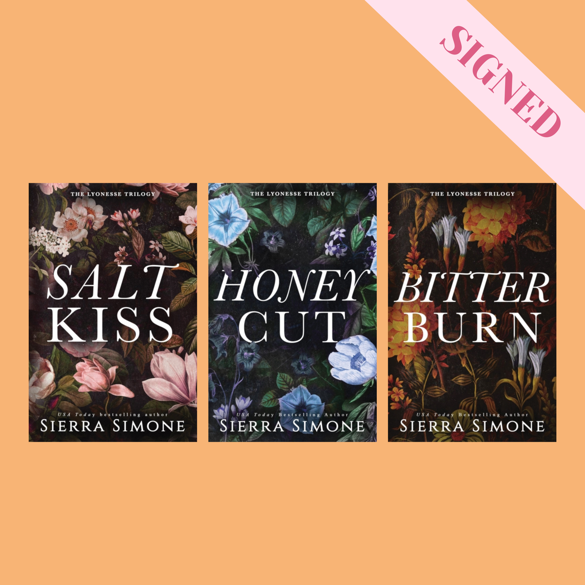 Lyoness Trilogy by Sierra Simone SIGNED