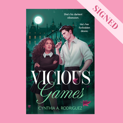 Vicious Games by Cynthia A. Rodriguez + Signed Book Plate, Art Print & Bookmark