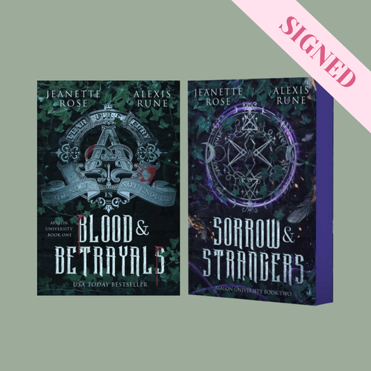 Avalon University Books 1 & 2 by Alexis Rune & Jeanette Rose SIGNED by Alexis Rune!