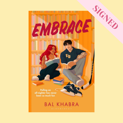 Embrace by Bal Khabra + Signed Book Plate, Exclusive E-Reader Sticker & Bookmark!