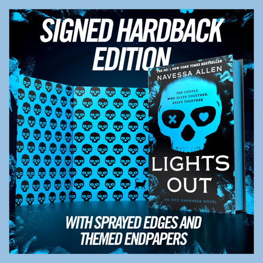 Lights Out by Navessa Allen SIGNED SPECIAL EDITION HARDBACK