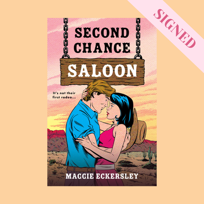 Second Chance Saloon by Maggie Eckersley SIGNED + exclusive art print, stickers & bookmark!