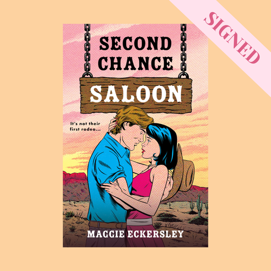 Second Chance Saloon by Maggie Eckersley SIGNED + exclusive art print, stickers & bookmark!