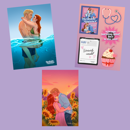 Bedside Manner by Stephanie Archer + Signed bookplate, Vellum Overlay, Art Print & Sticker Sheet