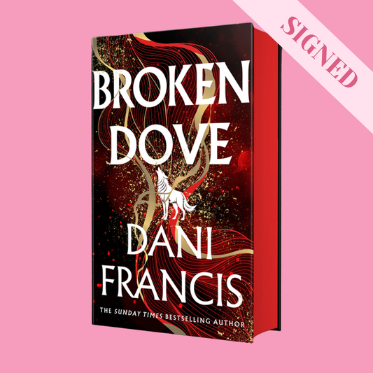 Broken Dove by Dani Francis + Signed Book Plates, Art Print, Wolf Pin & Bookmark